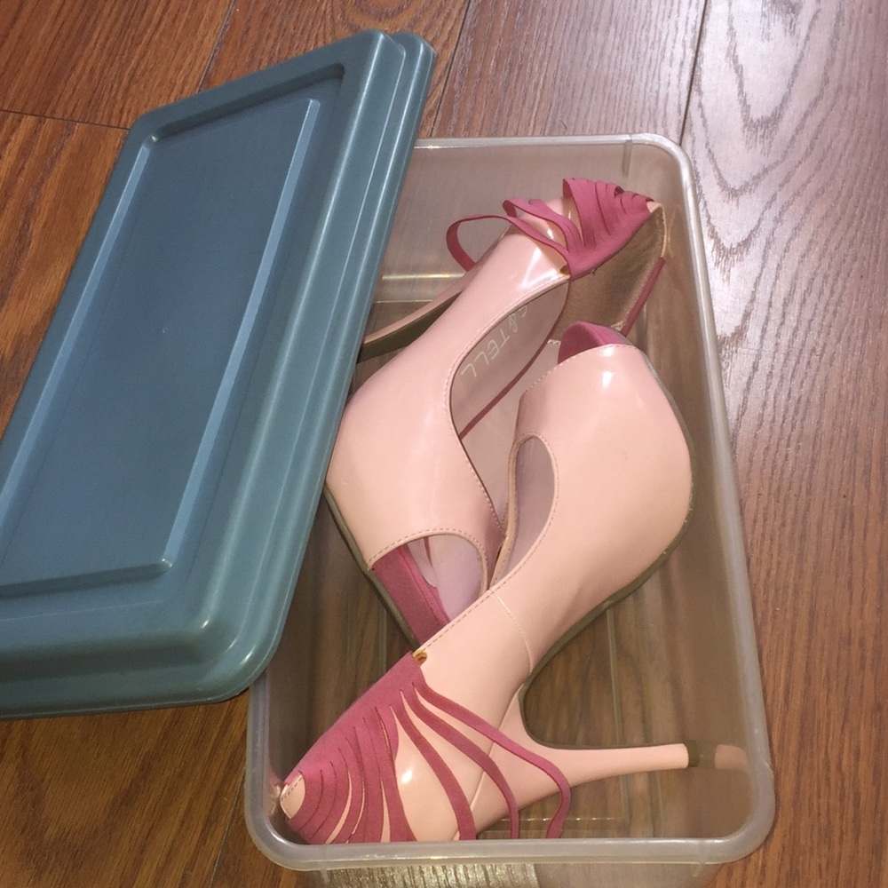 Pink Open toe Pumps - Picture 7 of 8